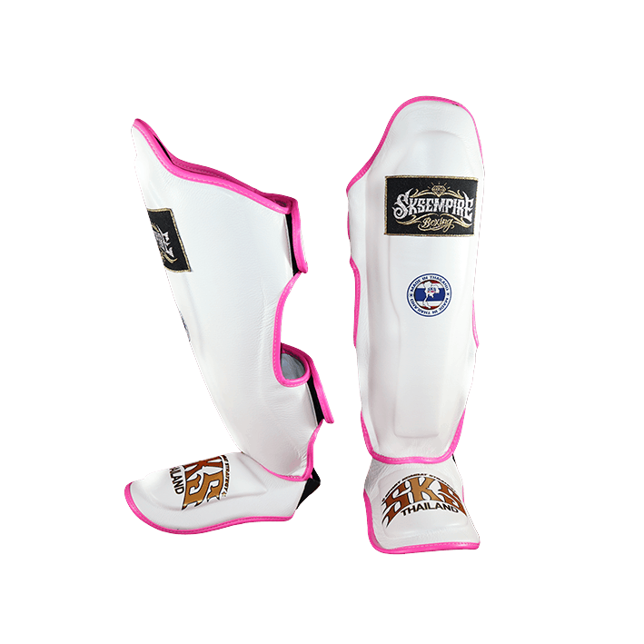 SKS Shin guards Two-Tone (White/Pink) SKS Shin guards Two-Tone (White/Pink)