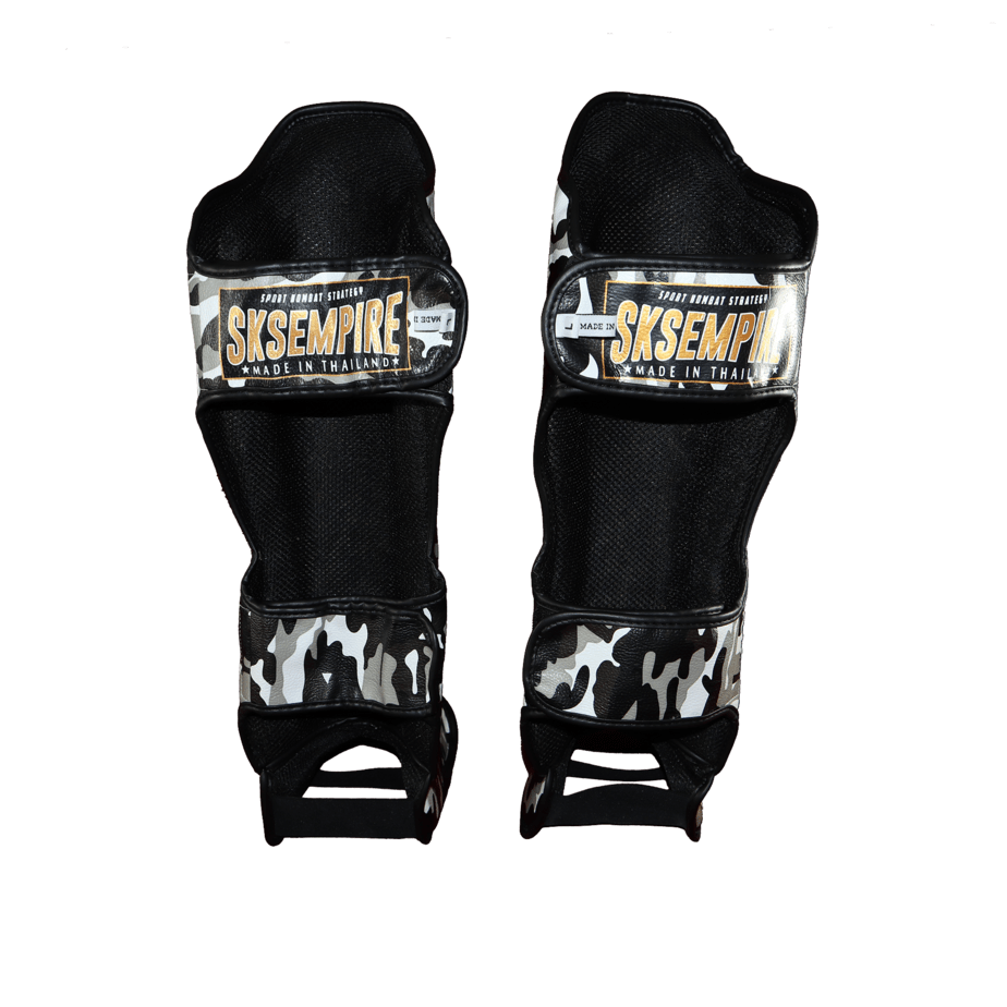 Shin Guards | Protective Gear Boxing training SKS Shin guards Special "Camo" (Gray)