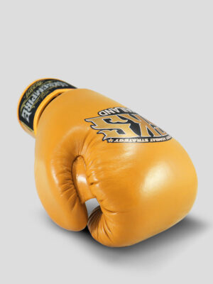 SKS Velcro Boxing Gloves (Yellow)