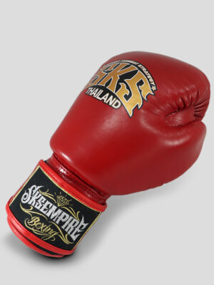SKS Velcro Boxing Gloves (Red)