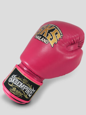SKS Velcro Boxing Gloves (Pink)