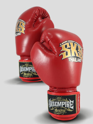 SKS Velcro Boxing Gloves (Red) Glove Intro Page