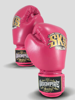 SKS Velcro Boxing Gloves (Pink)