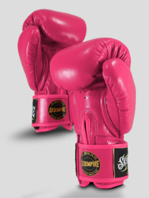 SKS Velcro Boxing Gloves (Pink)