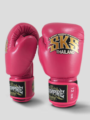SKS Velcro Boxing Gloves (Pink)