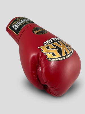 SKS Lace Boxing Gloves (Red) Glove Intro Page