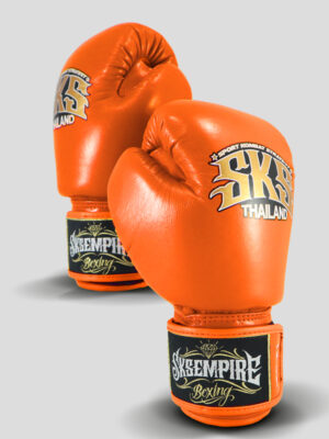 SKS Velcro Boxing Gloves (Orange) Glove Intro Page