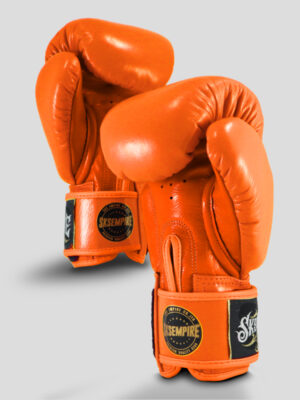 SKS Velcro Boxing Gloves (Orange)