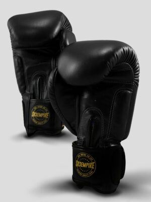SKS Velcro Boxing Gloves Two-Tone (Black)