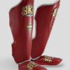 SKS Shin guards Two-Tone (Red/White)