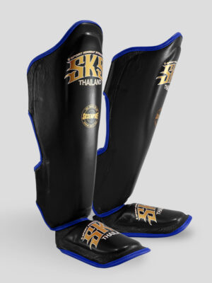 SKS Shin guards Two-Tone (Black/Blue) PROTECTIVE GEAR INTRO PAGE