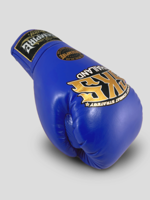 SKS Lace Boxing Gloves (Blue) Glove Intro Page