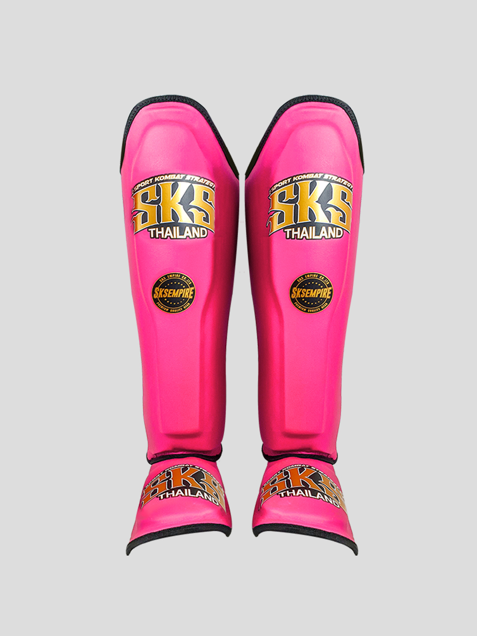 SKS Shin guards (Pink) Synthetic Leather SKS Shin guards (Pink) Synthetic Leather