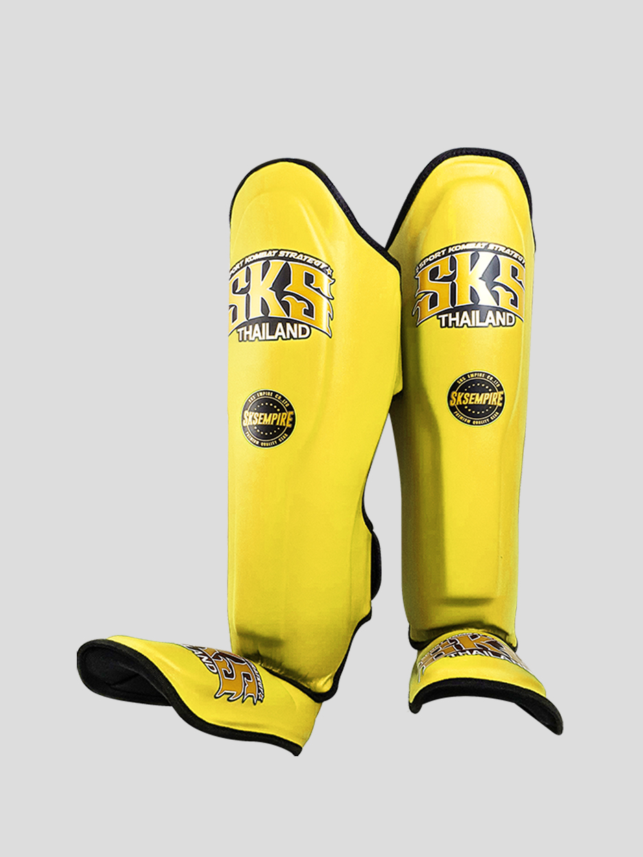 SKS Shin guards (Yellow) Synthetic Leather SKS Shin guards (Yellow) Synthetic Leather