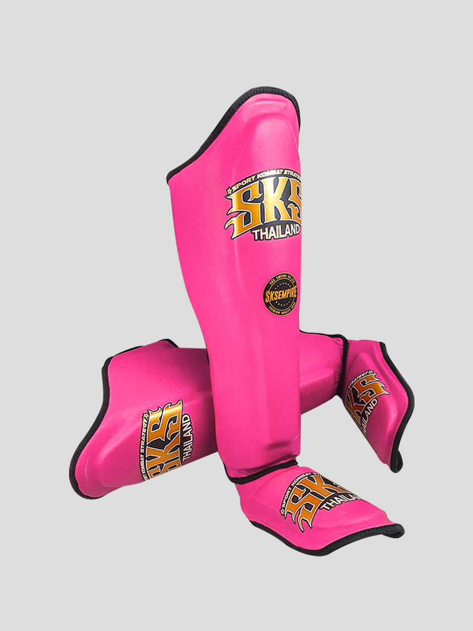 SKS Shin guards (Pink) Synthetic Leather SKS Shin guards (Pink) Synthetic Leather