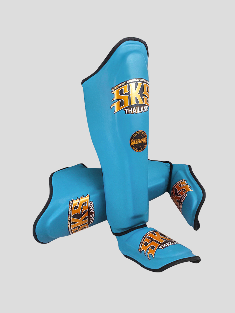 SKS Shin guards (Light blue) Synthetic Leather SKS Shin guards (Light blue) Synthetic Leather