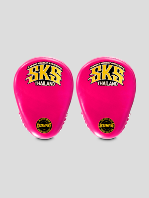 SKS Curved Focus Mitts - (Pink)