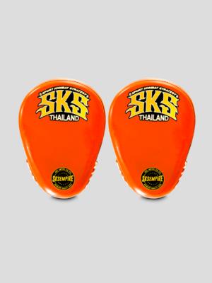 SKS Curved Focus Mitts - (Orange)