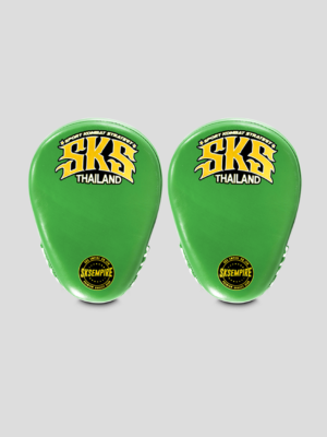 SKS Curved Focus Mitts - (Green)