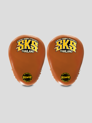SKS Curved Focus Mitts - (Brown)