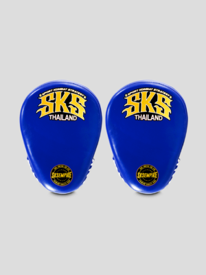 SKS Curved Focus Mitts - (Blue)