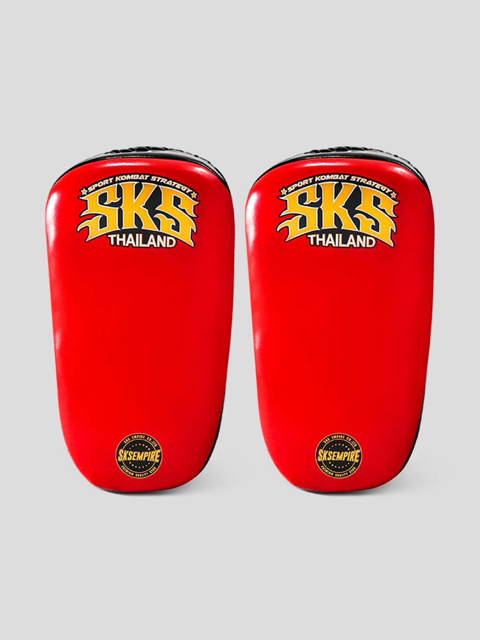 SKS Compact Curve Kicking Pads (Red-Black) SKS Compact Curve Kicking Pads (Red-Black)