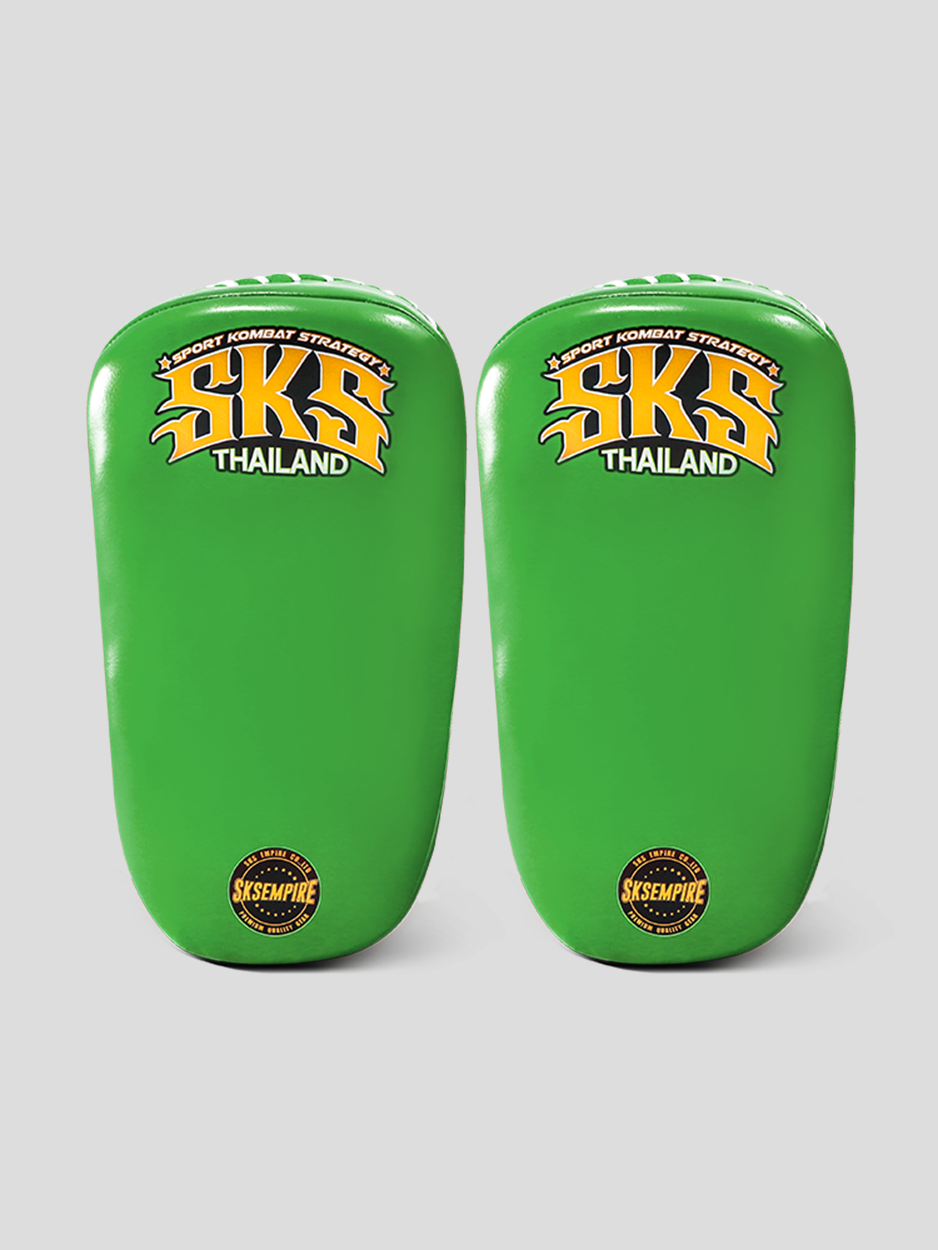 SKS Compact Curve Kicking Pads (Green) SKS Compact Curve Kicking Pads (Green)