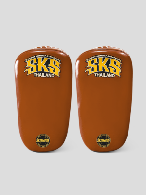 SKS Compact Curve Kicking Pads (Brown)