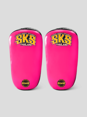 SKS Compact Curve Kicking Pads (Pink-Black)