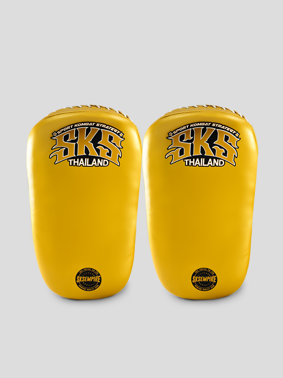 SKS Compact Curve Kicking Pads (Gold) SKS Compact Curve Kicking Pads (Gold)