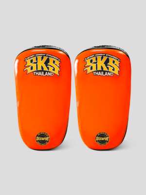 SKS Compact Curve Kicking Pads (Orange-Black)