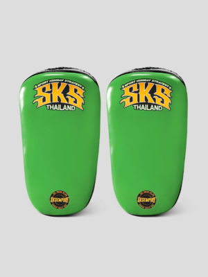 SKS Compact Curve Kicking Pads (Green-Black)
