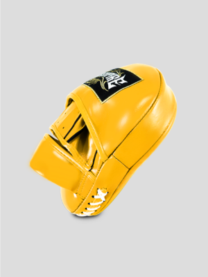 SKS Curved Focus Mitts - (Yellow)