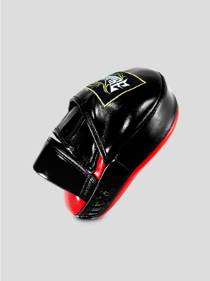 SKS Curved Focus Mitts - (Red-Black)