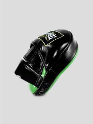 SKS Curved Focus Mitts - (Green-Black)