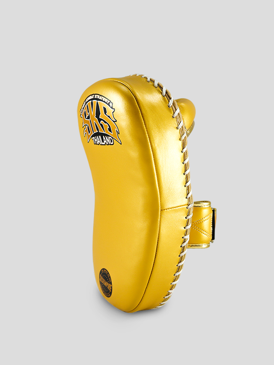 SKS Compact Curve Kicking Pads (Gold) SKS Compact Curve Kicking Pads (Gold)