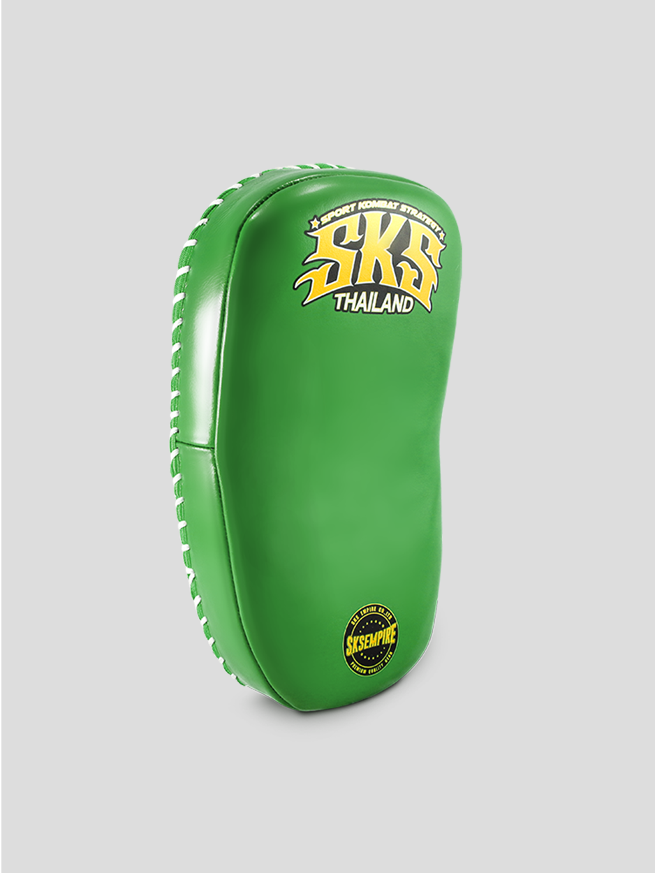 SKS Compact Curve Kicking Pads (Green) SKS Compact Curve Kicking Pads (Green)