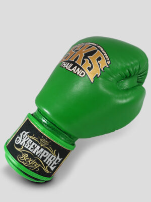 SKS Velcro Boxing Gloves (Green)