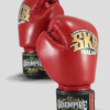 SKS Velcro Boxing Gloves Two-Tone (Red/Black)