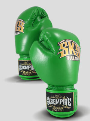 SKS Velcro Boxing Gloves (Green)