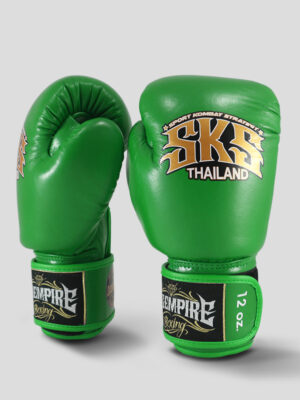 SKS Velcro Boxing Gloves (Green)