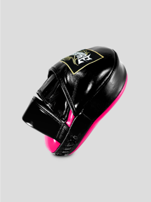 SKS Curved Focus Mitts - (Pink-Black)