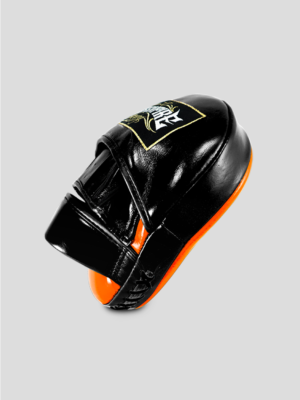 SKS Curved Focus Mitts - (Orange-Black)