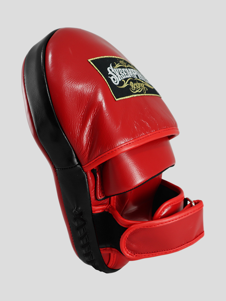 SKS Large Focus Mitts - (Red-Black) SKS Large Focus Mitts - (Red-Black)