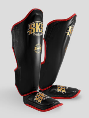 SKS Shin guards Two-Tone (Black/Red)