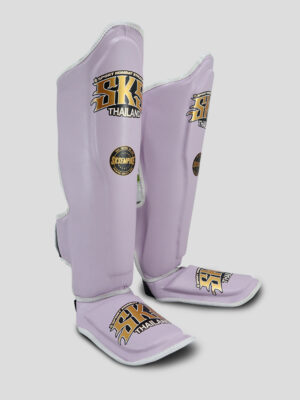 SKS Shin guards (Amethyst Smoke) Synthetic Leather