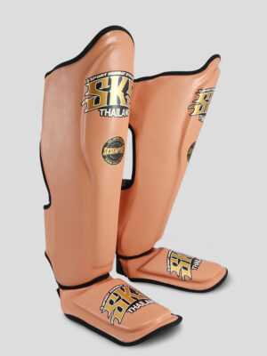 SKS Shin guards (Antique Brass) Synthetic Leather