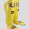 SKS Shin guards - (Light Yellow)