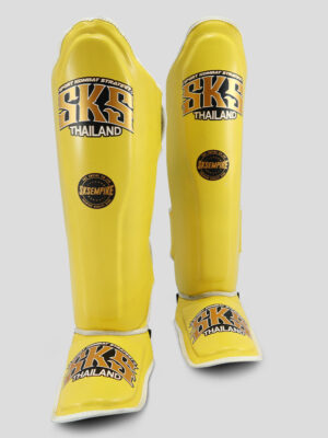 SKS Shin guards (Light Yellow)
