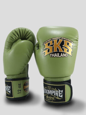 SKS Velcro Boxing Gloves (Khaki)